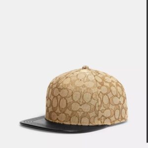 gorra plana coach kaki original