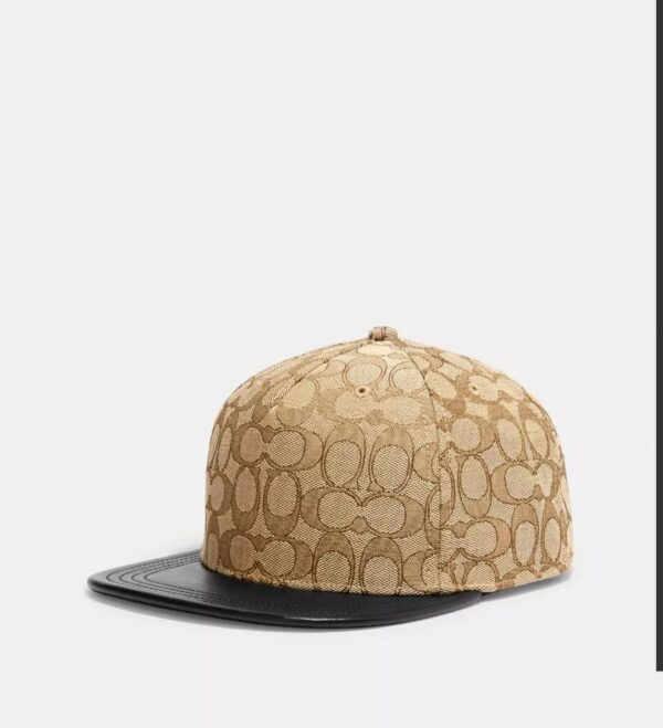 gorra plana coach kaki original