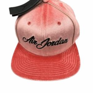 gorra jordan terciopelo rosa